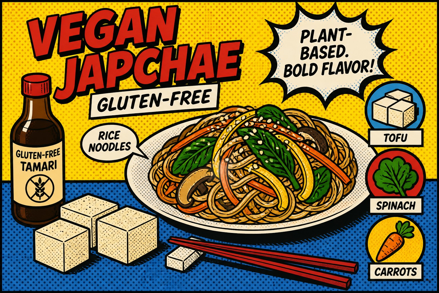 Modern Diets: Gluten-Free, Low-Sugar, and Vegan Japchae