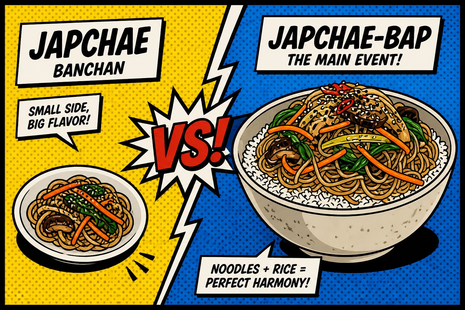 Banchan, Main, or Japchae-Bap? How Koreans Actually Serve It