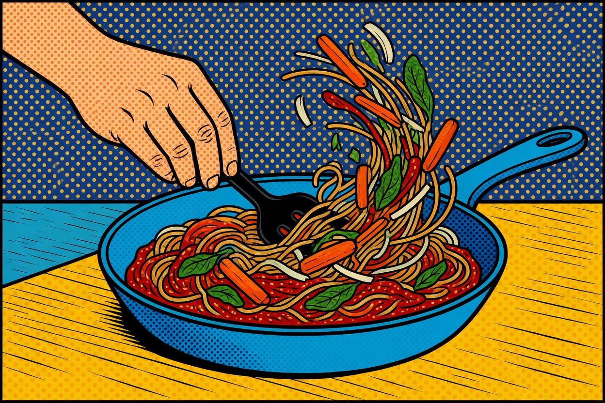 One-Pot Japchae — Busy Night Method